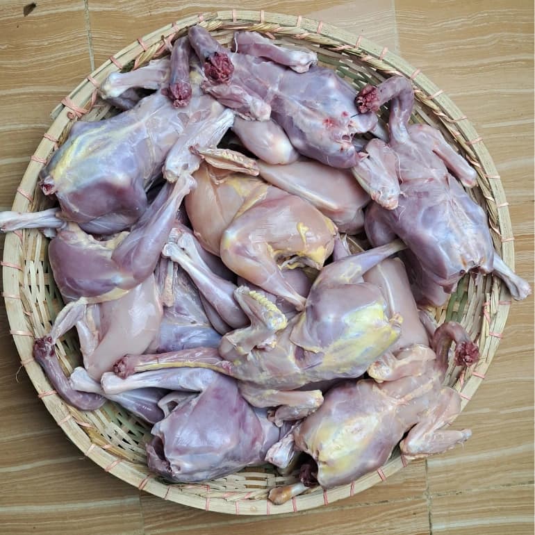 দেশি মুরগি রোস্ট সাইজ